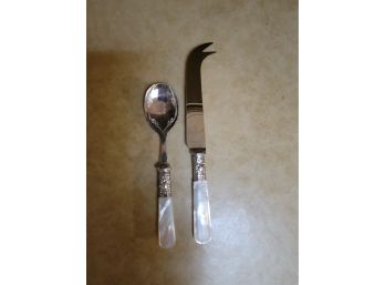 Sheffield Pearl Handled Serving Pieces