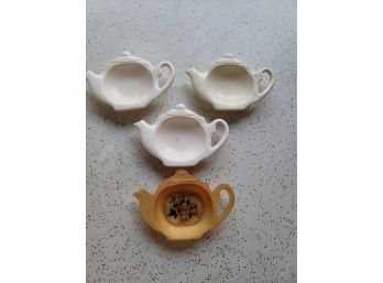 4 Vintage Teabag Holders