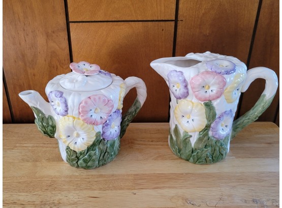 Teapot And Pitcher