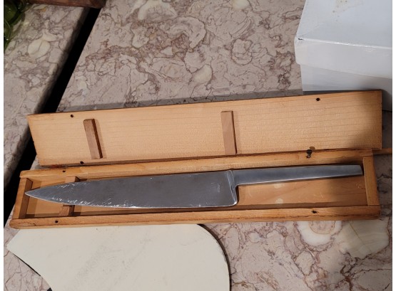 Austrian Knife In Wooden Box