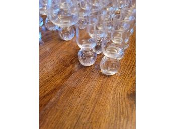 Large Glass Lot 36 In All