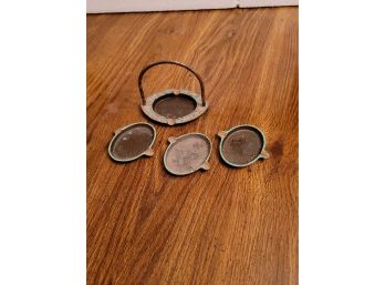 Ashtrays And Holder Made In Israel