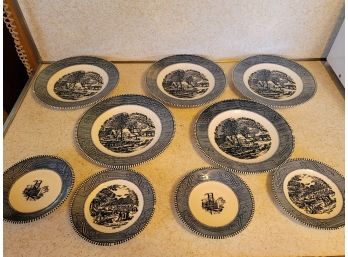 Currier And Ives Dishes