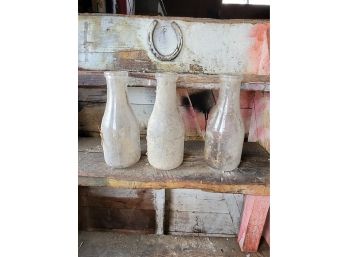 Milk Bottles Found In Barn