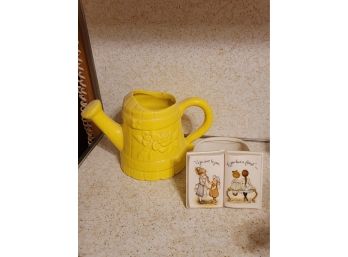 Holly Hobbie And Watering Can Planters