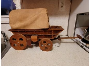 Wooden Covered Wagon