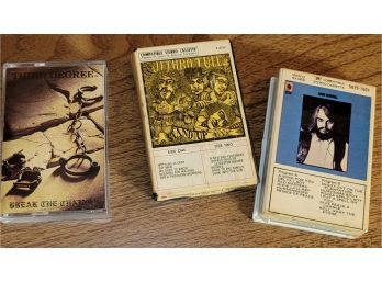 3 Cassette Tapes - Jethro Tull, Leon Russell, Third Degree