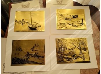 Lionel Barrymore  Gold Etched Prints