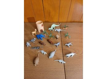 Mid Century Hong Kong Plastic Dinosaurs