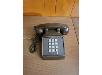 Brown Touch Tone Desk Phone