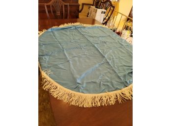 Round Fringe Tablecloth