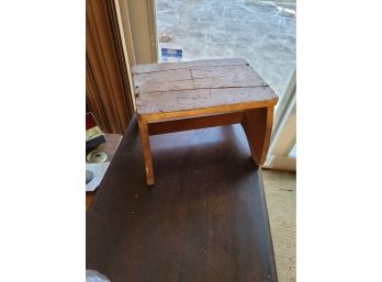 Old Wooden Step Stool