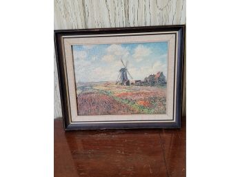 Windmill Oil Painting