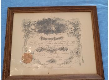 1903 Marriage Certificate