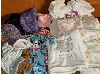 Baby Clothing  And Blanket Lot