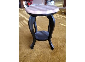 Tiny Marble Top Table  Plant Stand