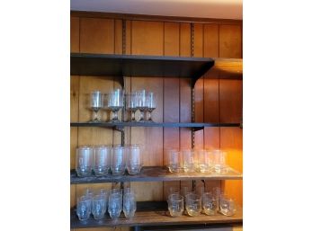 Large Collection Of Monogrammed Glasses