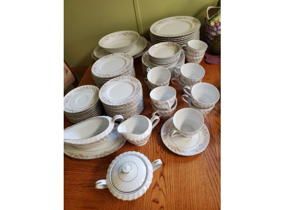 Lot Of China In Jacqueline Pattern