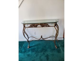 Glass Top Occasional Table