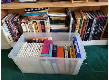 Bin And Shelf Of Books