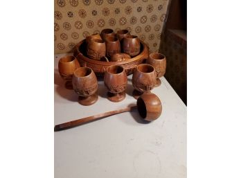 Wooden Punch Bowl