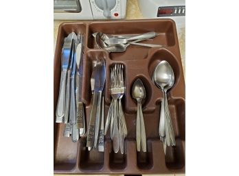 Silverware Tray And Contents