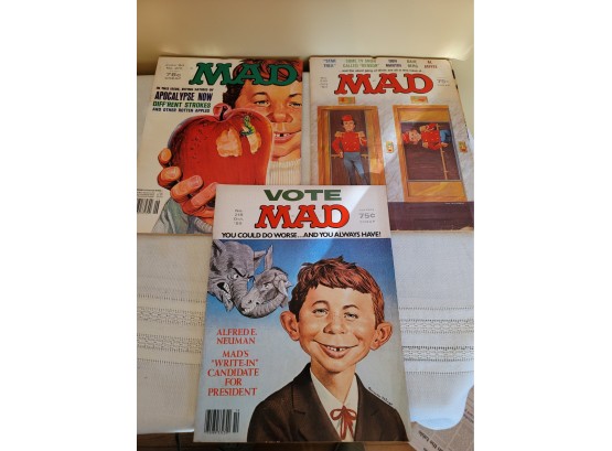 Mad Magazines  Nos.  215, 216, 218