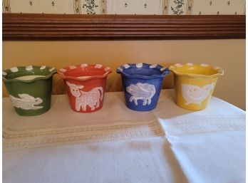 Ciao By Bellini Baby Animal Planters 3.25' X 4'