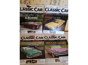 Classic Car Magazines - 4 In All