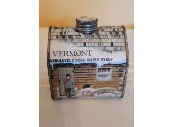 Vintage Vermont Syrup Tin