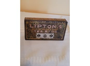 Vintage Lipton's Tea Bag Tin