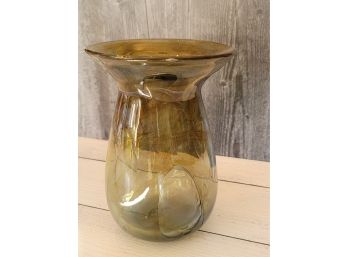 Artist Signed Glass Vase - Please Read