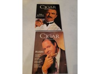 Cigar Aficionado Magazines - Rush Limbaugh And Tom Selleck