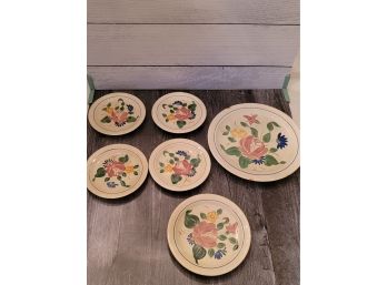 1948 Red Wing China  -10', 7' & 4 - 6' Plates
