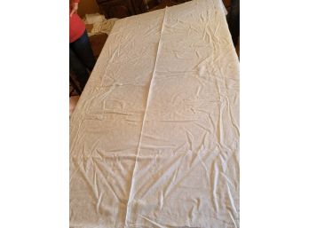 82 X 62 Tablecloth- Tiny Stain On Corner Edge