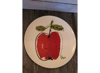 Red Poppy By Vera Large Round Platter