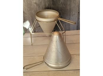 2 Jelly Strainers With Stand