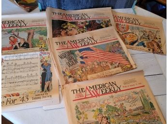 1943 American Weekly Newspaper Covers