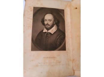 1855 Dramatic Works Of Shakspeare - 167 Year Old Book