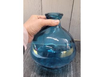 Chunky Glass Money Bag Vase