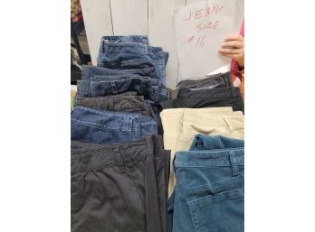Womens Size 16 Pants Lot