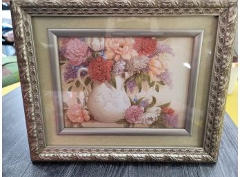 Small Framed Floral Print