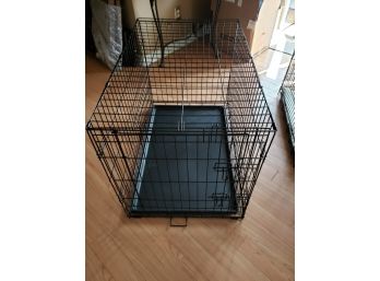 Large Animal Cage With Divider For Smaller Pets 36' X  23' X 26'