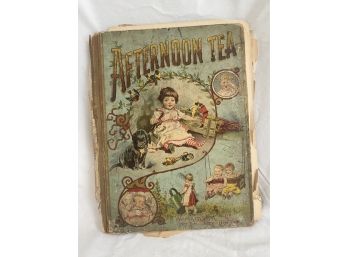 Antique Childrens Book - Afternoon Tea