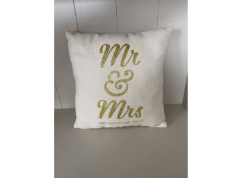 Me & Mrs Small Pillow 2017