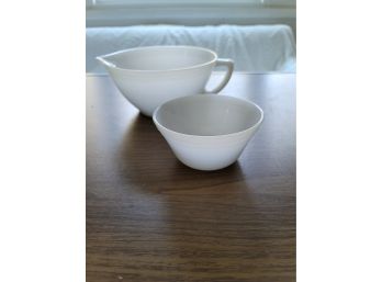 Federal Oven Ware Batter Bowl & Small Mixing Bowl