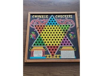 Vintage Transogram Chinese Checker Board No Marbles