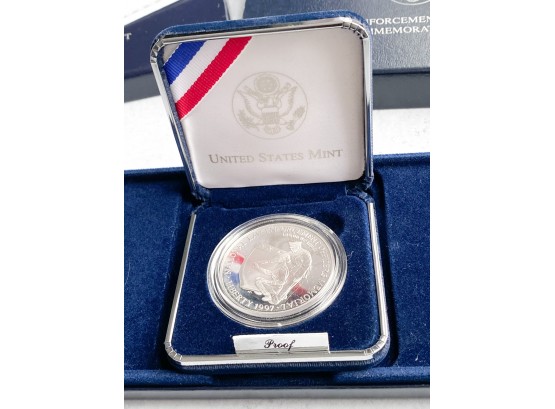 National Law Enforcement Memorial Commemorative Coin (proof Silver Dollar)