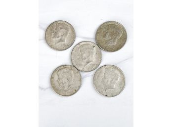 (5) Clad Half Dollars (40 Percent Silver)