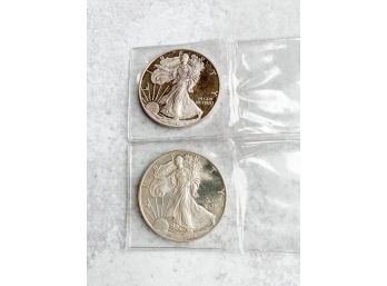 (2) 1oz Silver Proofs